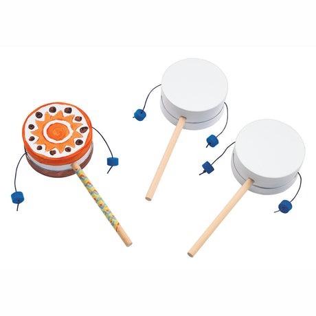 Colorations - Decorate Your Own Monkey Drums, Set of 12