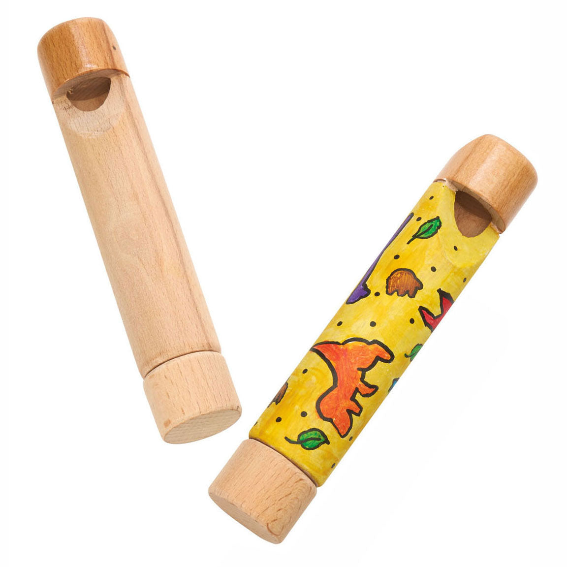 Colorations Decorate your own wooden sliding whistle, 12st