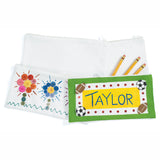 Colorations - Decorate Your Own Pencil Case Canvas, Set of 12