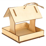 Colorations Make own wooden bird feeding house, set of 6