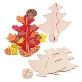 Colorations Make your own wooden Christmas tree, set of 12