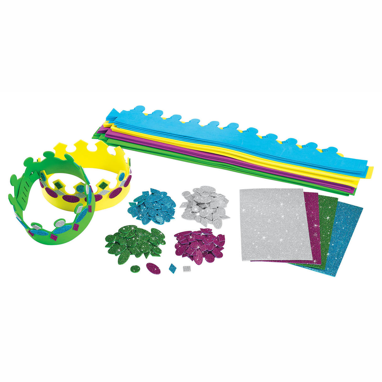 Colorations Craft Package Crowns, 16e.