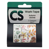 Colorations - Washi Tape Automne Feuilles 3 rouleaux, 5mtr.