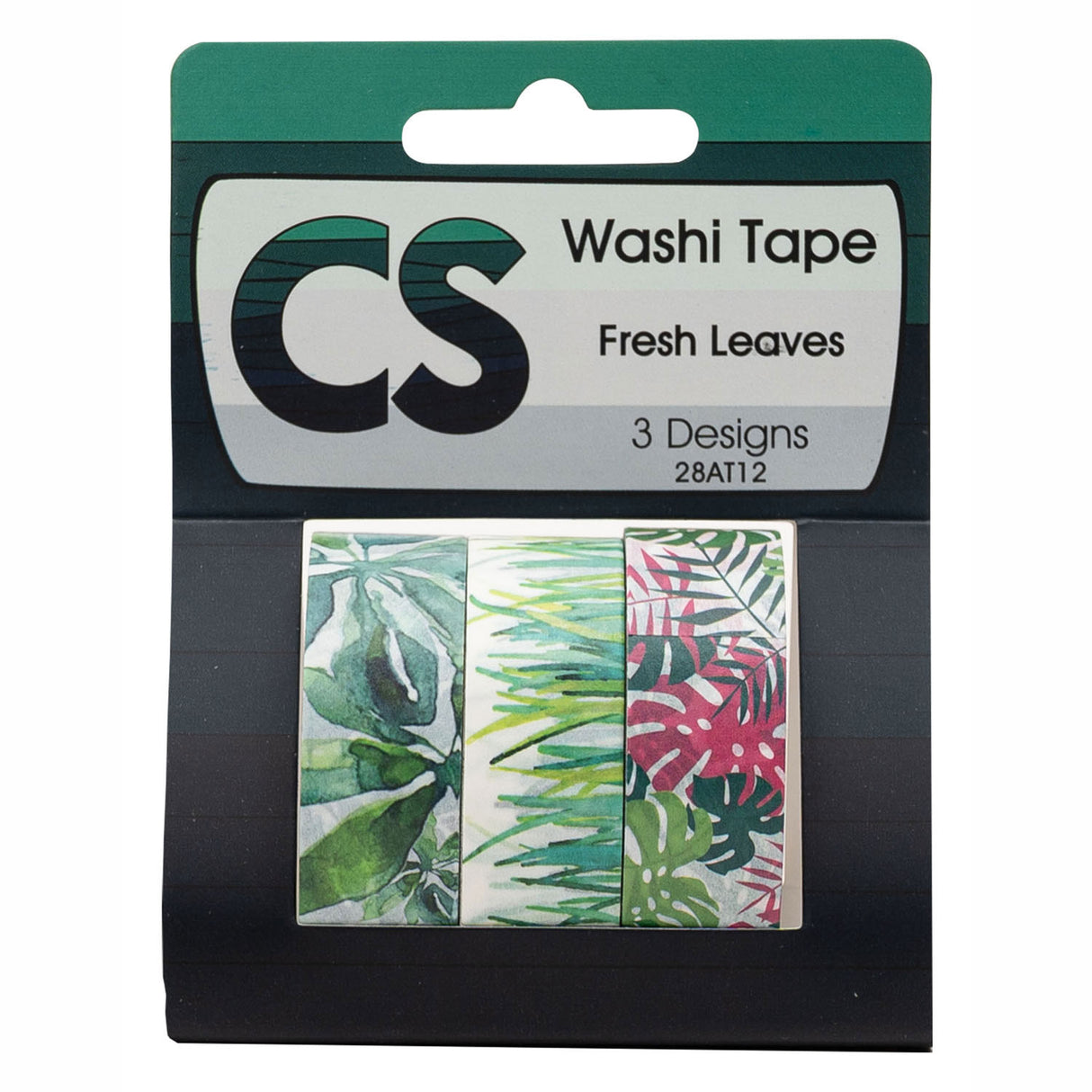 Färg - Washi Tape Plants 3 rullar, 5mtr.