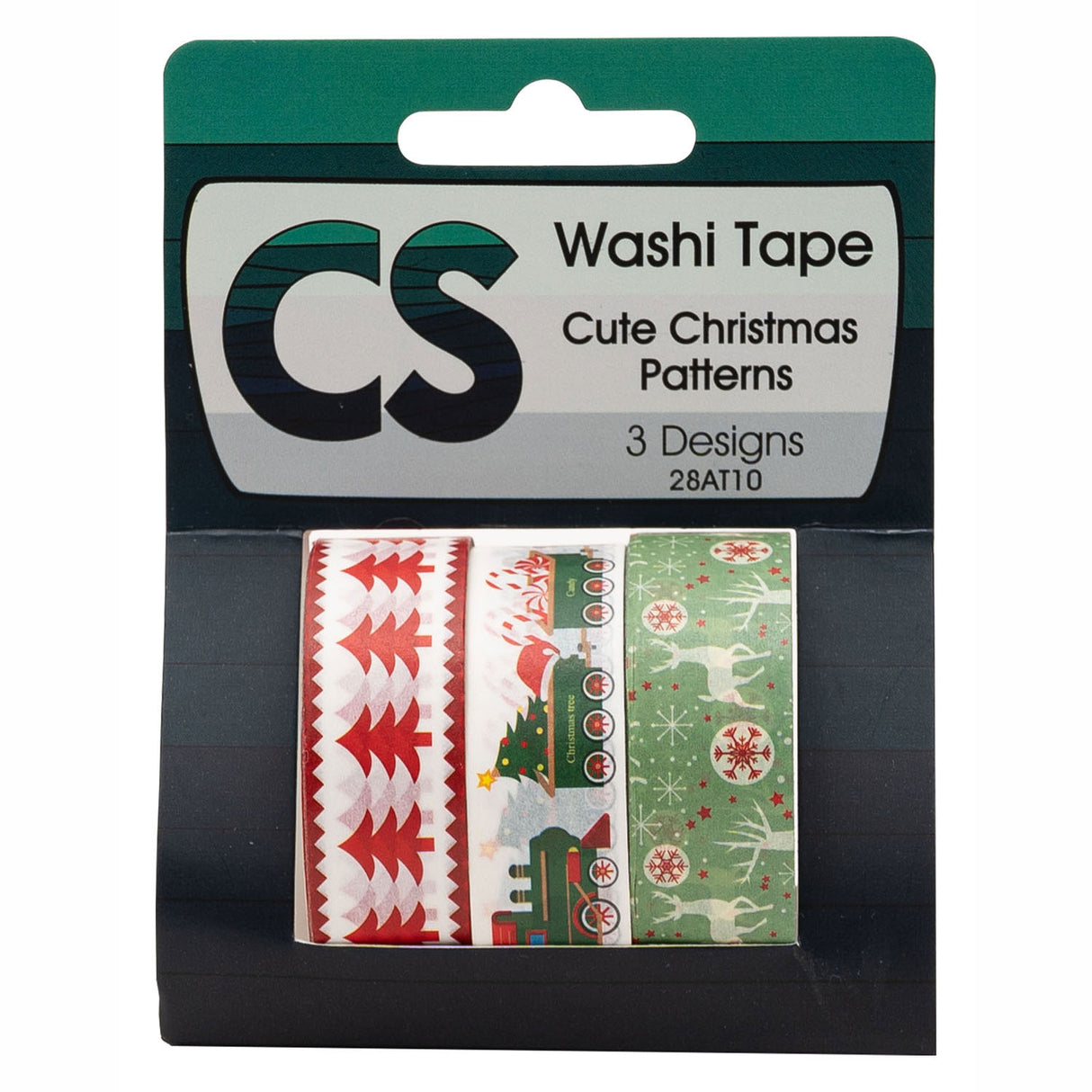 Färbung - Washi Tape Christmas 3 Rolls, 5mtr.