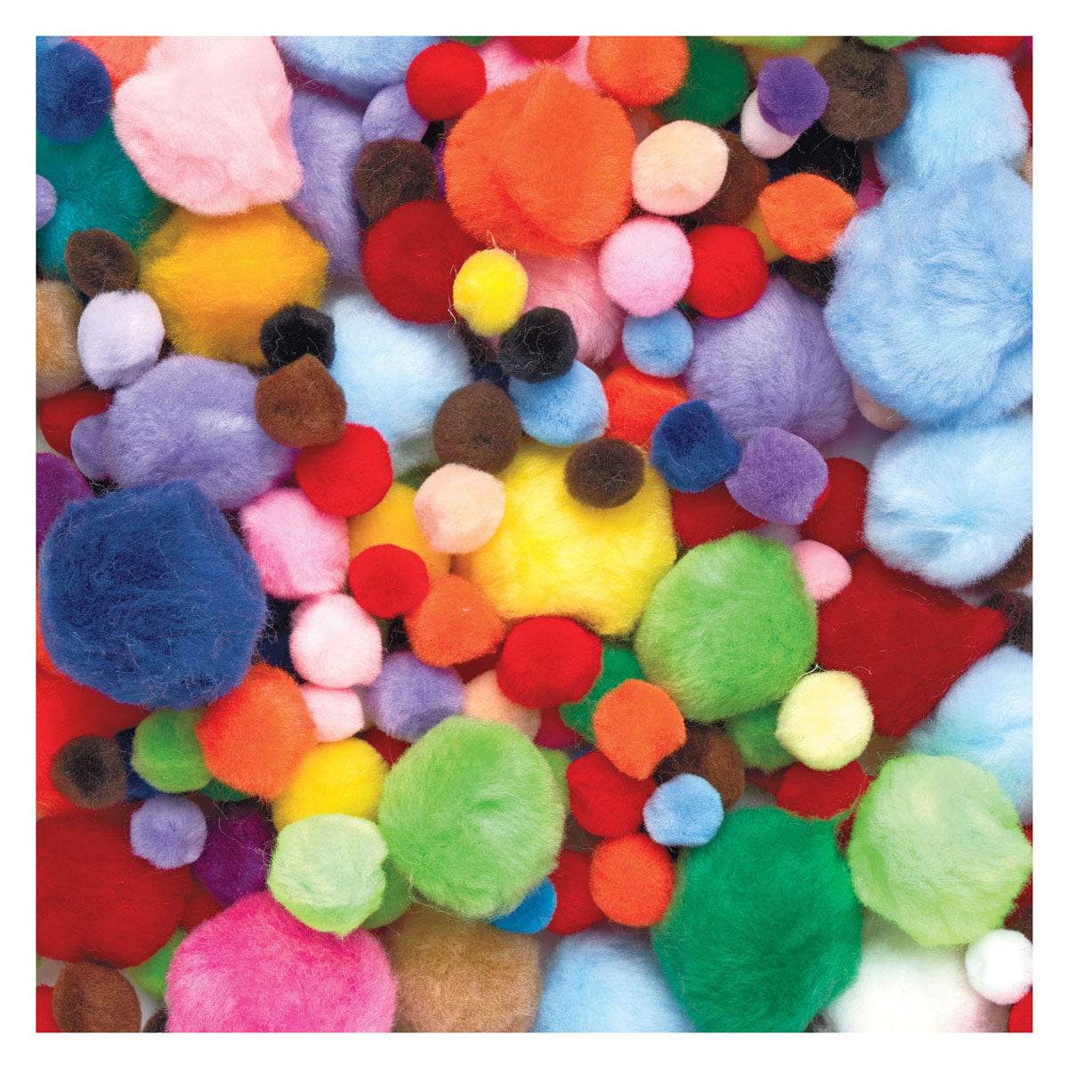 Colorations Bag Pompoms 450 Grams, 1200st.