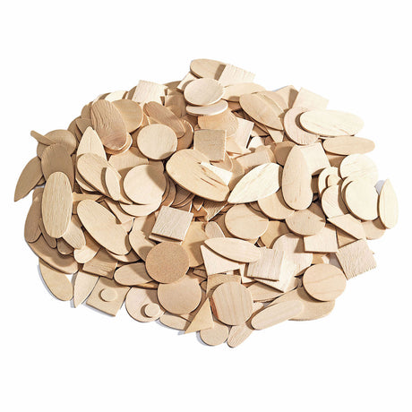 Colorations - Wooden Geometric Shapes, 1000 pcs.