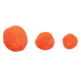 Colorations - pom poms orange, 100 pcs.
