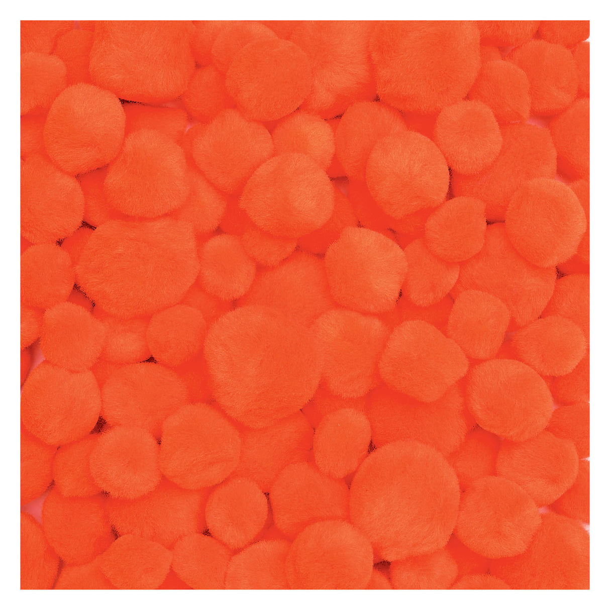 Colorations Pom Pom Oranje, 100e.