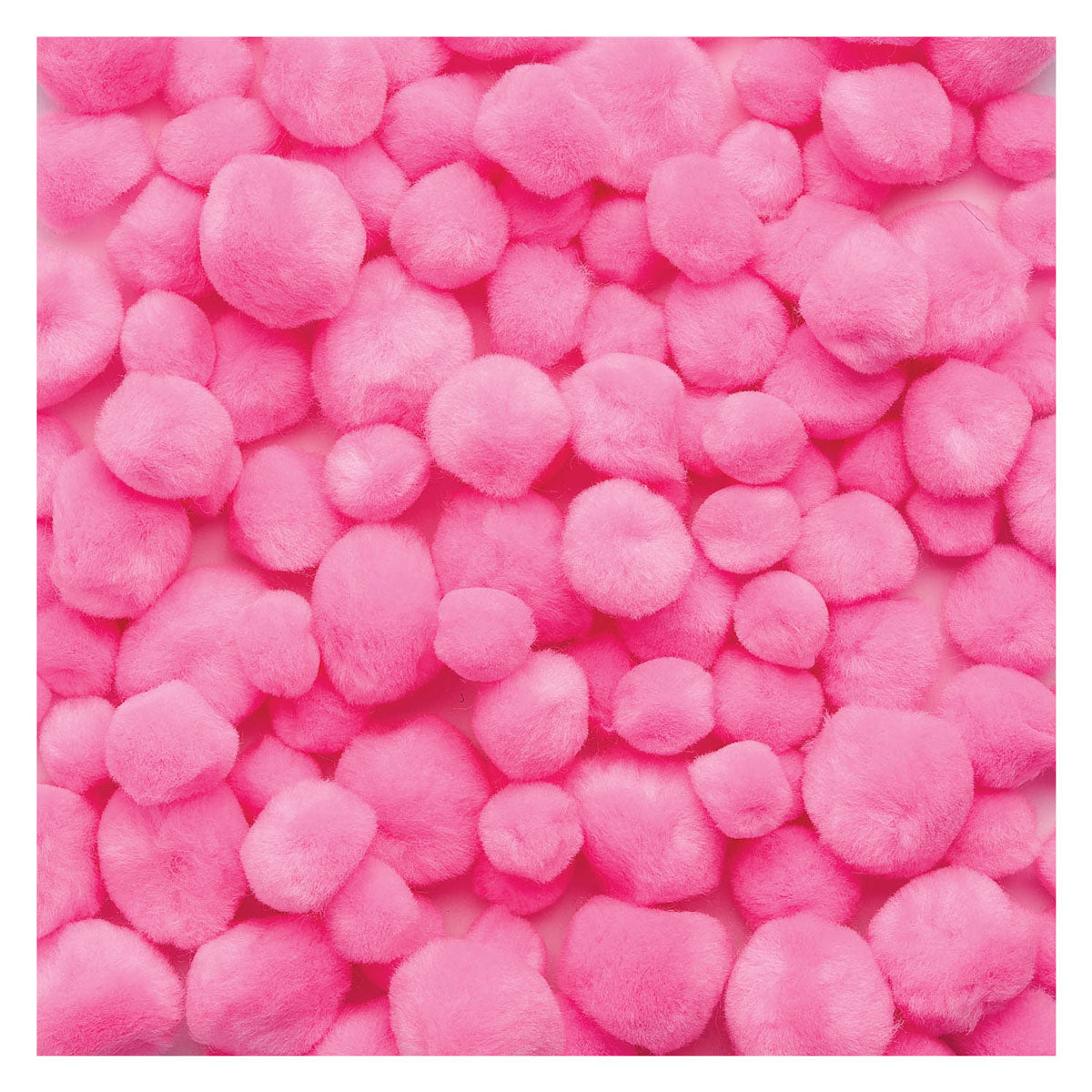 Colorations Pom Poms Pink, 100th.