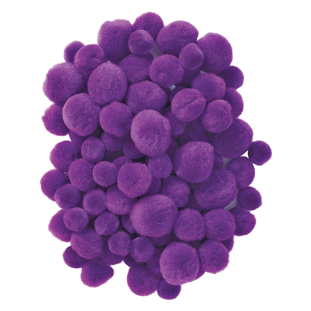 Colorations Pom Poms Purple, 100th.