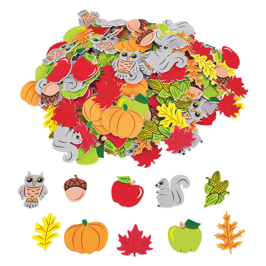 Colorations - self -adhesive foamstickers autumn, 300st.