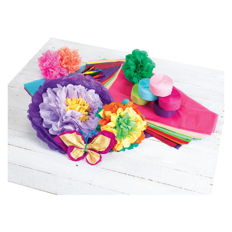 Koloratiounen - Crepepabeier Slangers Set 2, Set vu 6