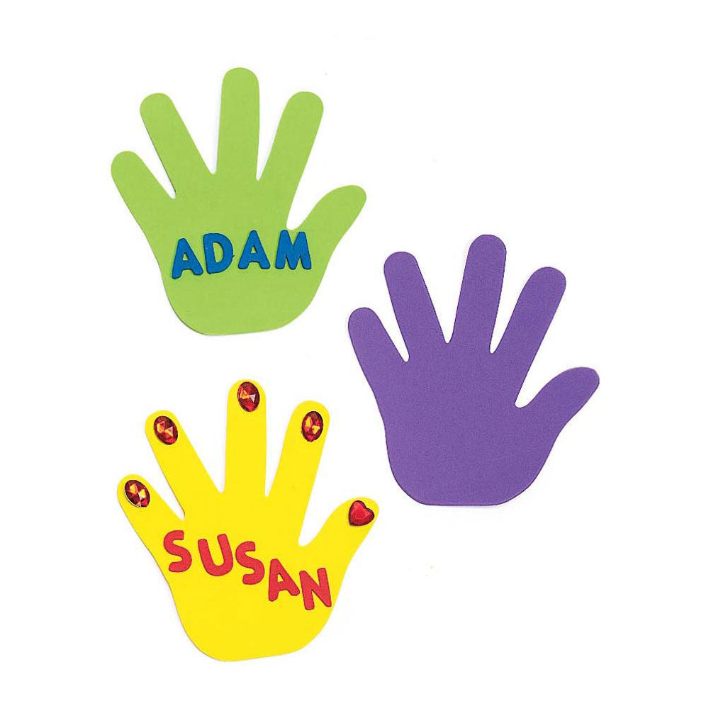 Colorations happy hands foam shapes, 150 pcs.