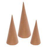 Colorations - paper mache cones - 8, 10, 12 cm, 30 pcs.