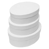 Colorations - paper mache boxes oval, 3 pcs.