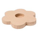 Colorations - paper mache tea light holders - flower, 6 pcs.