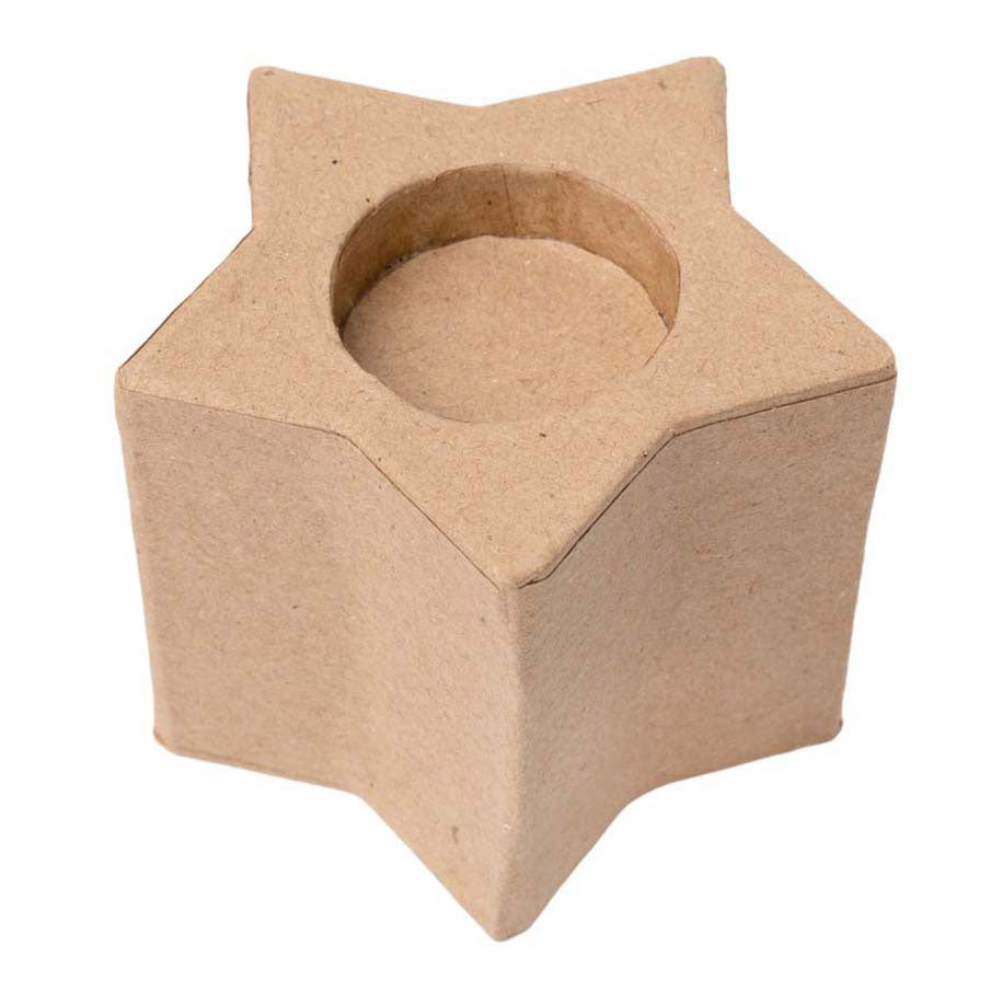Colorations decorate your own tealight holders star, 6 pcs.