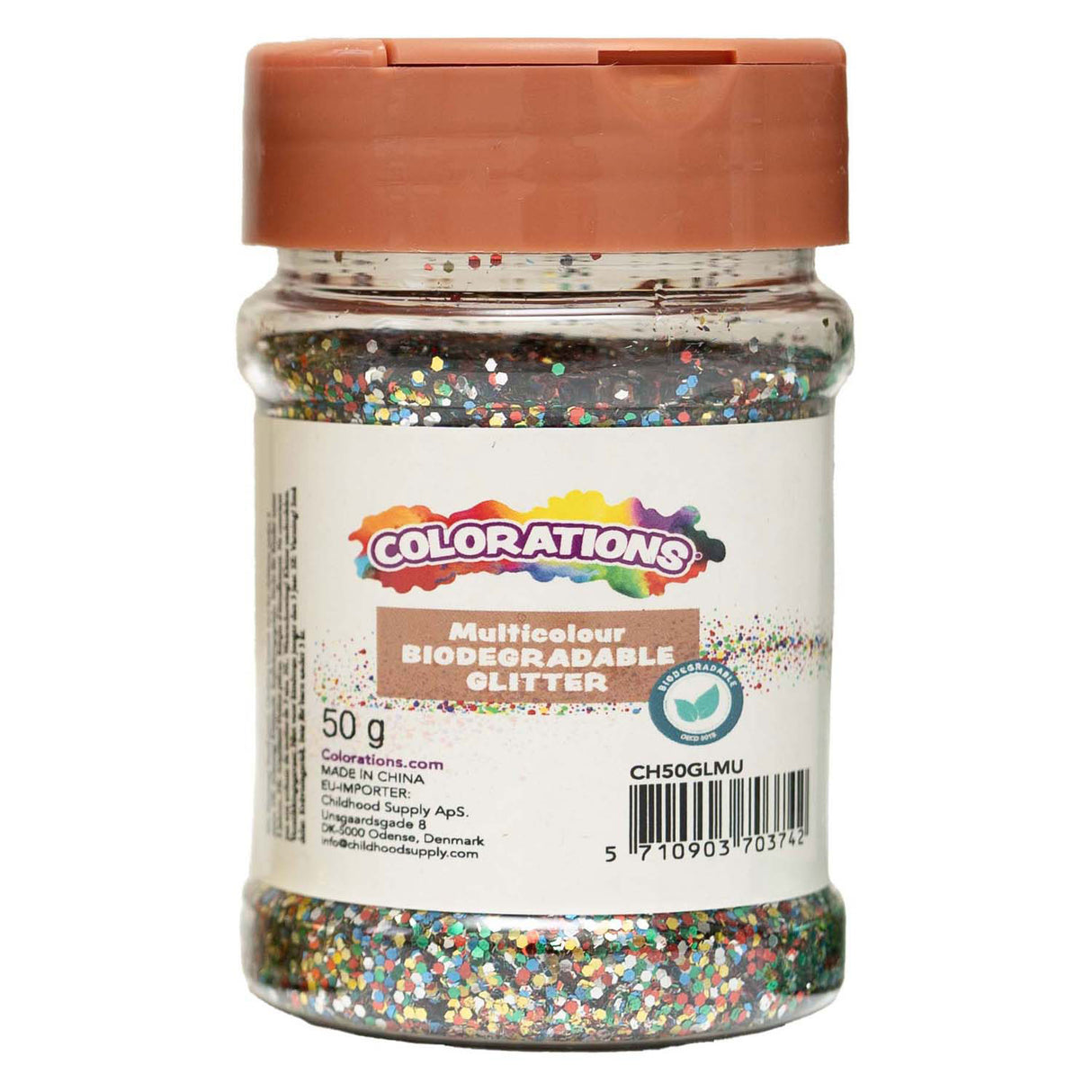 Colorations - biodegradable glitter multi colors - 50g