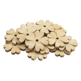 Große Holzblumen, 20 Stück.