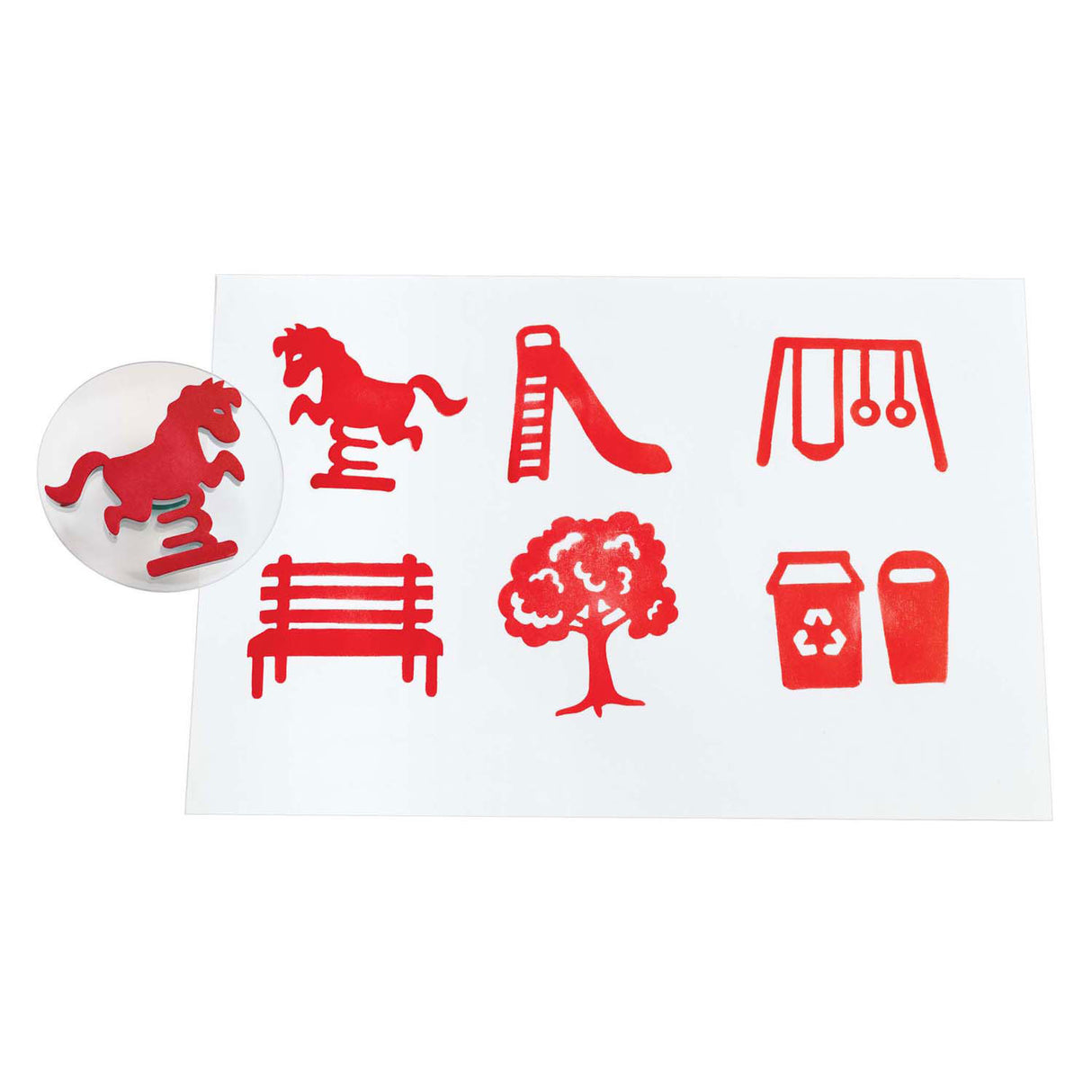 Colorations - easy grip stamps playground