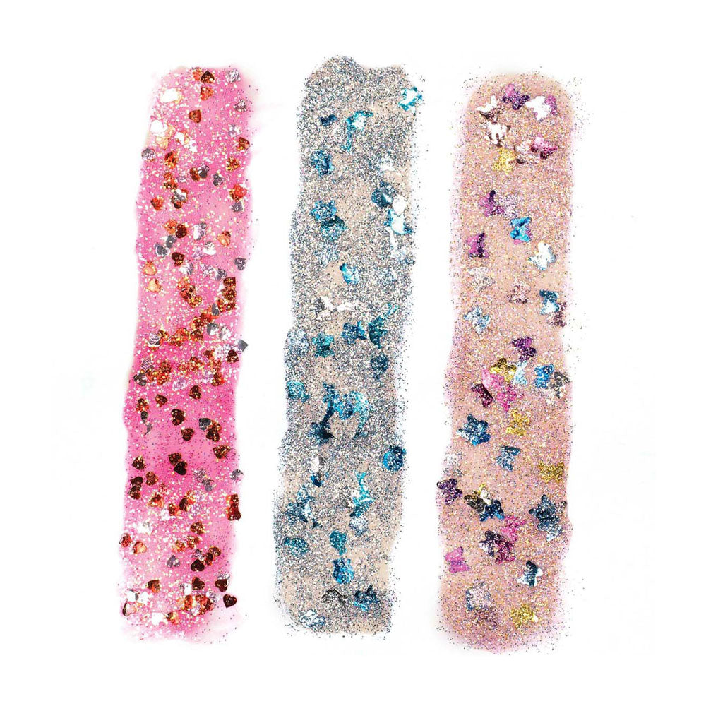 Faarwen - Konfetti Glitter Klebstoff 118 ml, 6 Stéck.