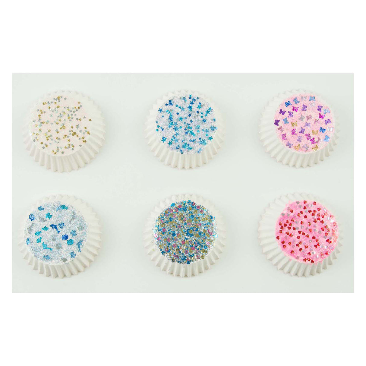 Faarwen - Konfetti Glitter Klebstoff 118 ml, 6 Stéck.