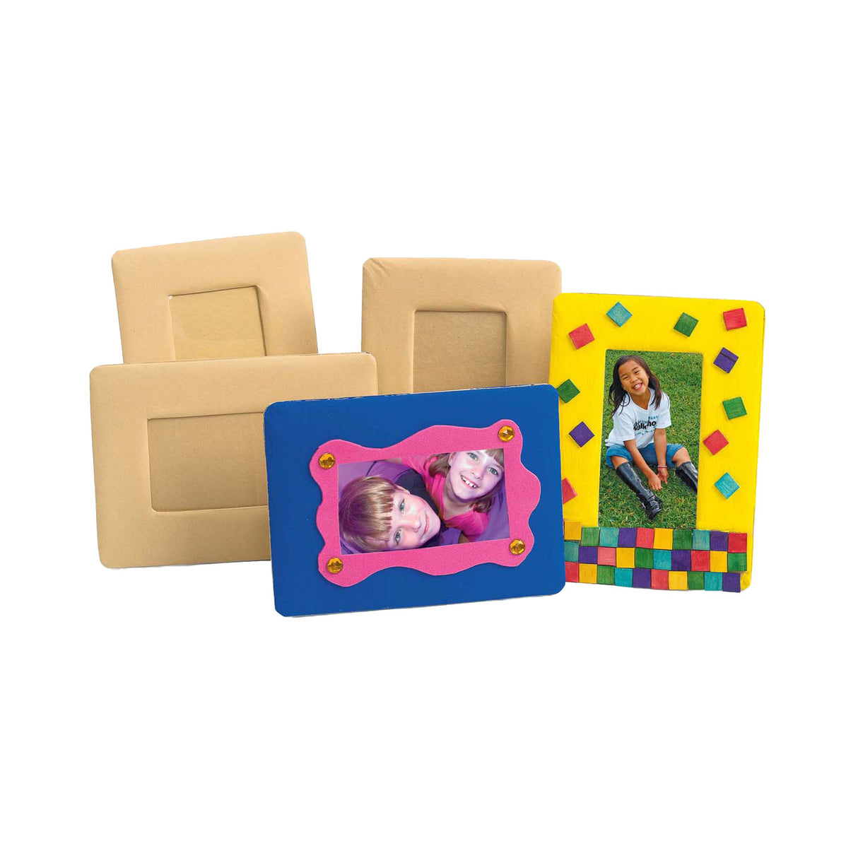 Colorations - decorate your own craft frames, 12pcs.