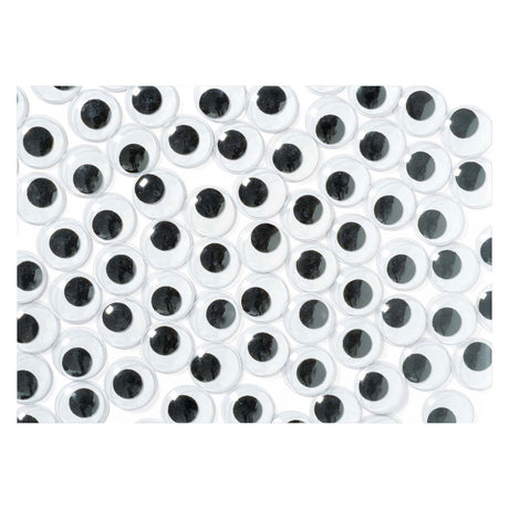 Barve - črne googly eyes, 100 kom.