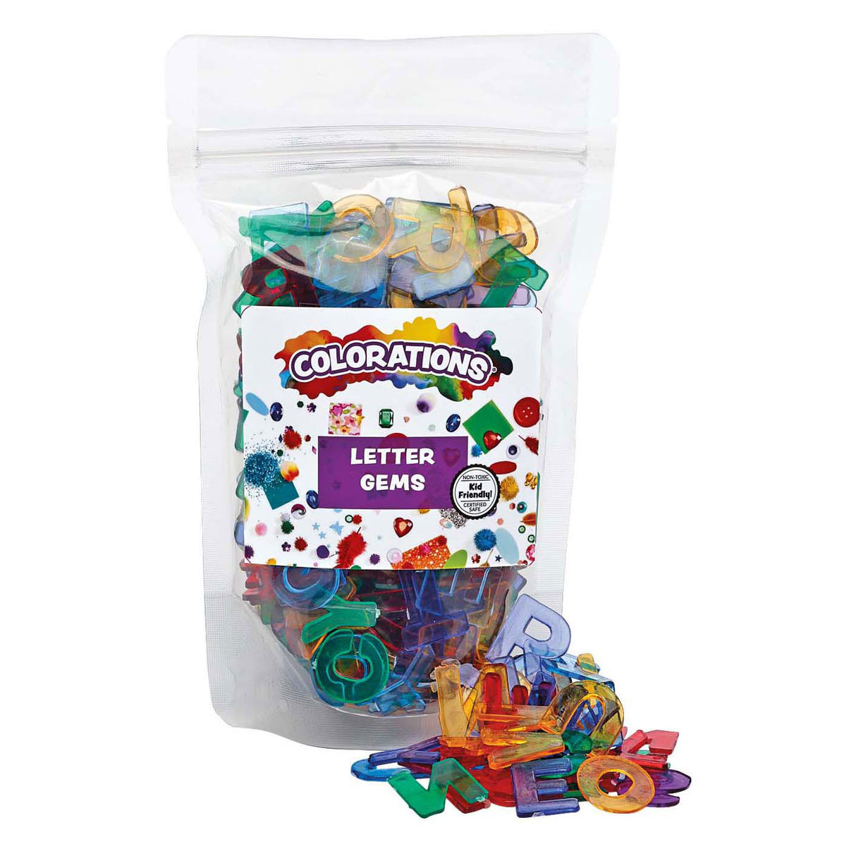 Colorations - colored capital letter, 260pcs.