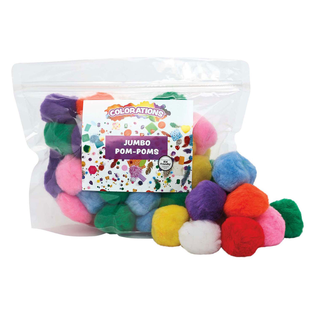 Faarwen - faarweg Pomponen 5cm, 50pcs.
