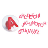 Faarftéin - einfach Grip Kapital Stempel, 26 Stéck.