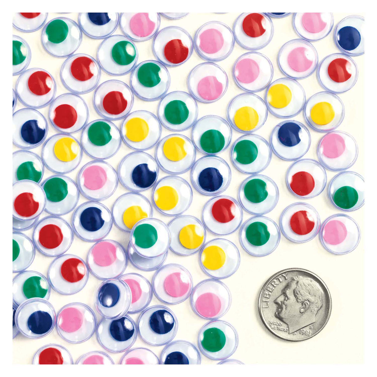 Colorations - faarweg googly Aen, 1000pcs.