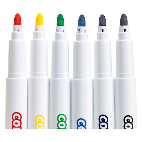 Barve - markerji za tekstil primarne barve - 6 barv