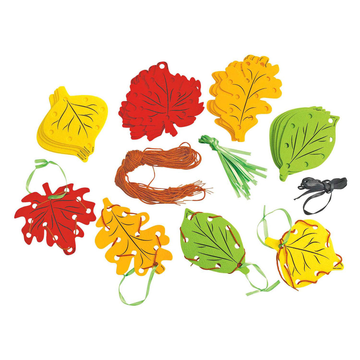 Colorations - plait leaves, 24 pcs.