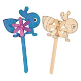 Colorations - make your own garden windmills, 12 pcs.