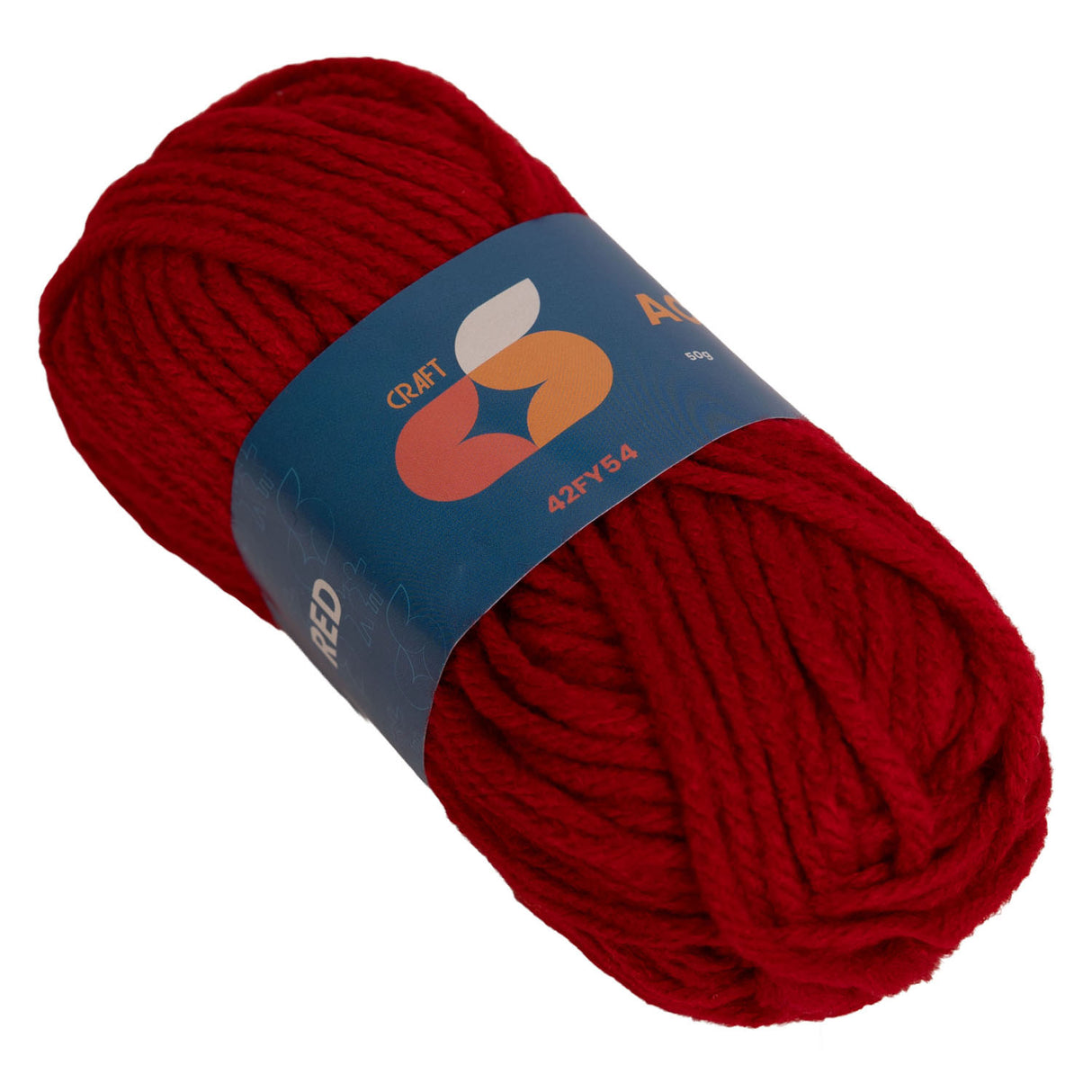Colorations - acrylic yarn 4 mm - 50gr - red