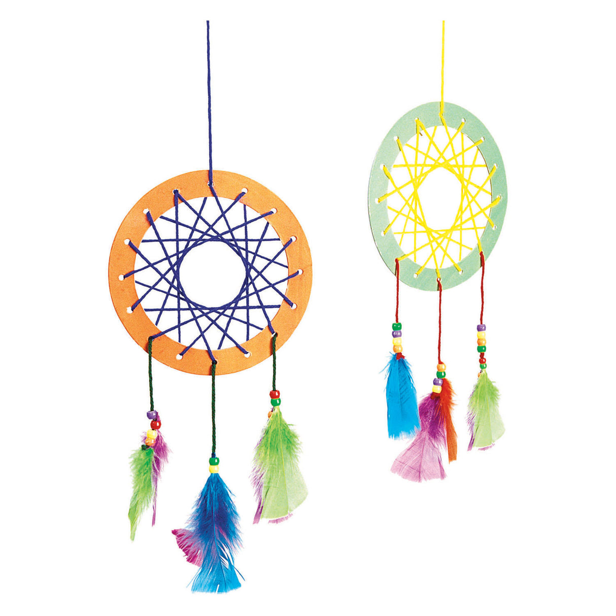 Colorations - Craft Kit Colorful Dreamcatchers - Set of 12