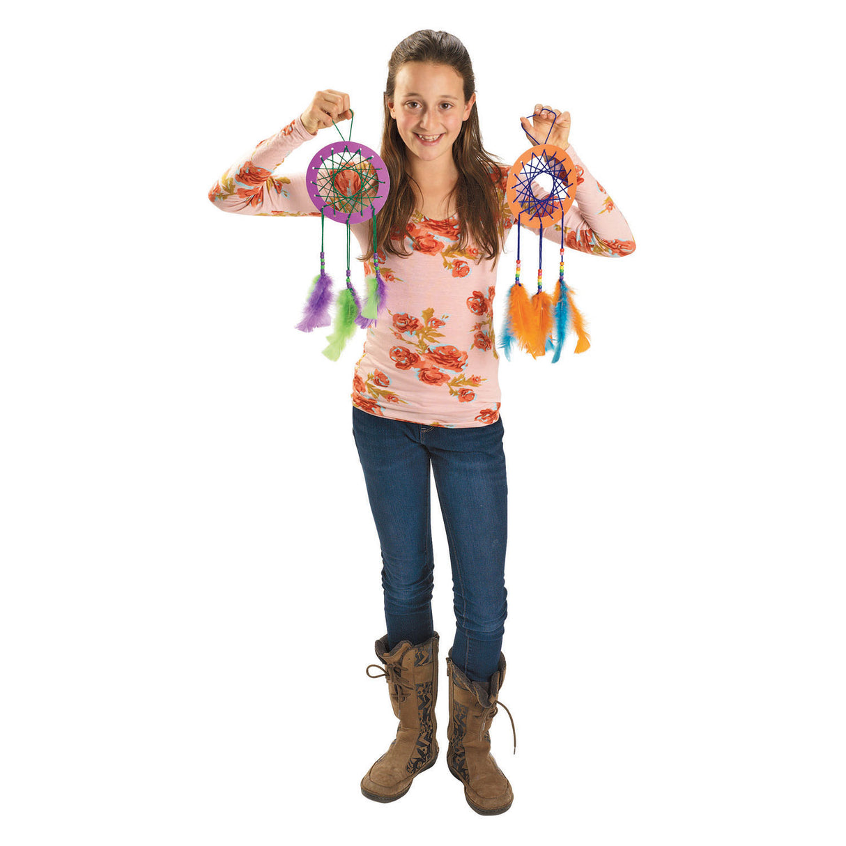 Colorations - Craft Kit Colorful Dreamcatchers - Set of 12