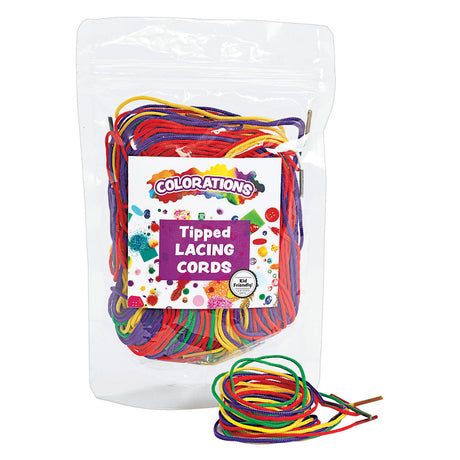 Colorations - colored lacing cords - 72 pc.