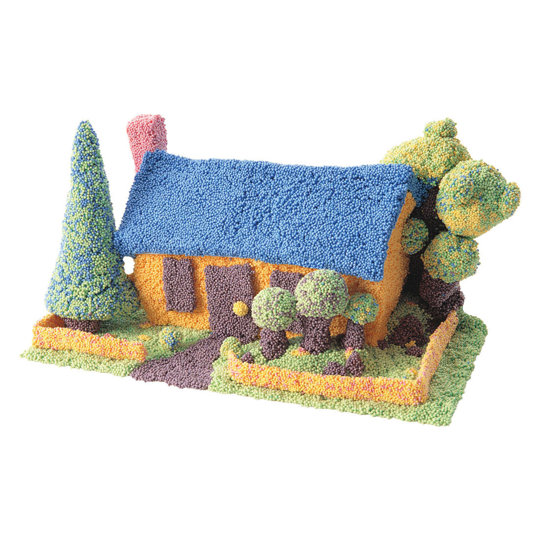 Colorations - modeling foam bead clay - set of 7