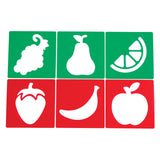 Colorations - reusable fruit stencils - 12 pc.