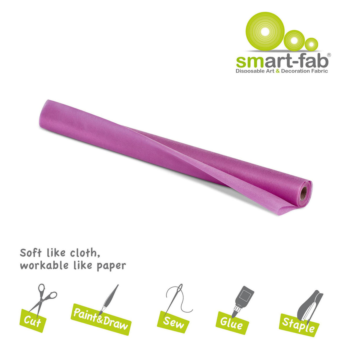 Smart fab roll 0.61 x 5.5m - purple
