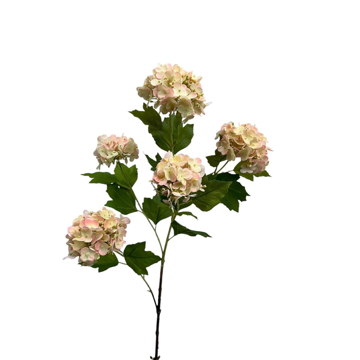 Roberts collection artificial flower snowball real touch 85cm pink