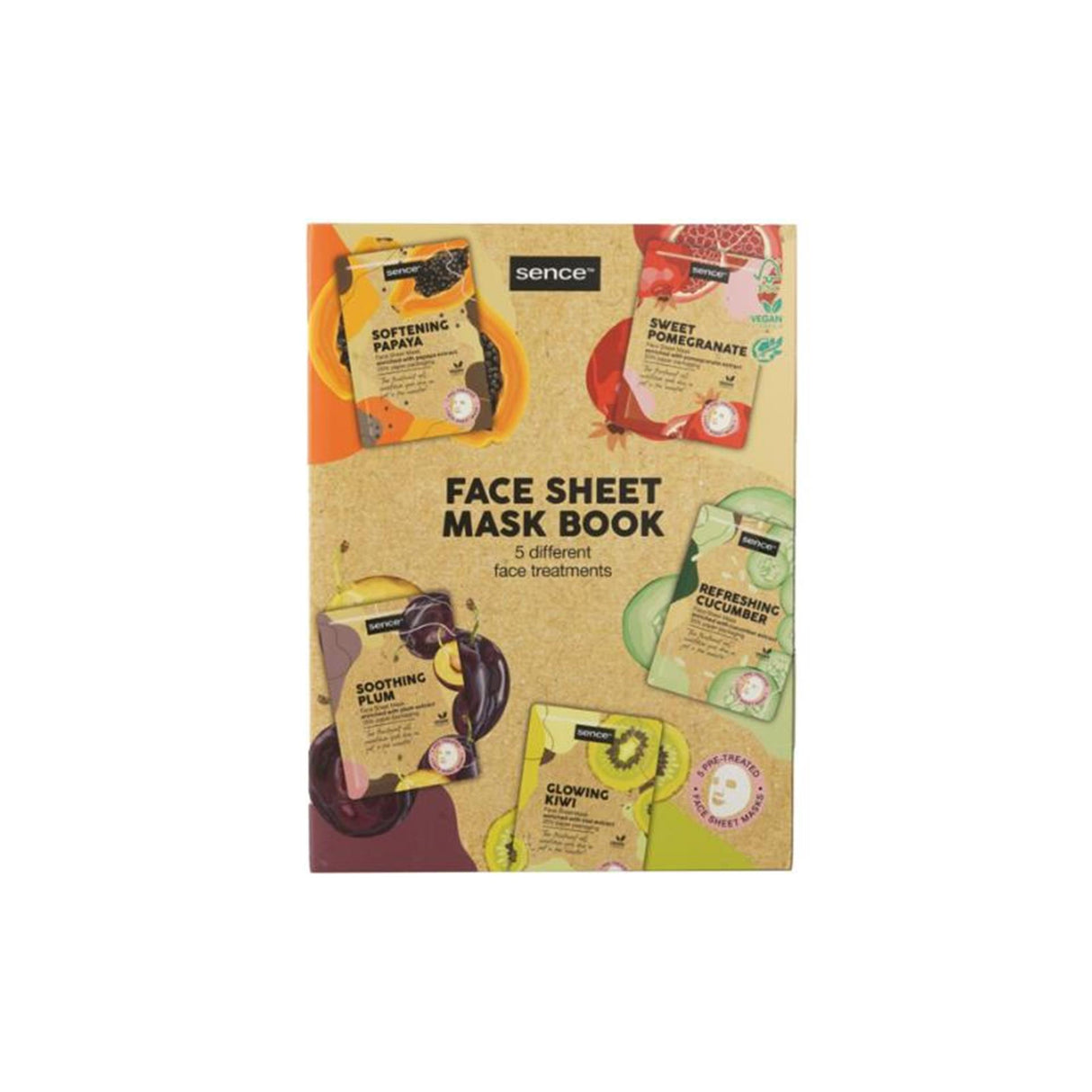 Sense Collection Gesiichtsmasken 5-Stéck