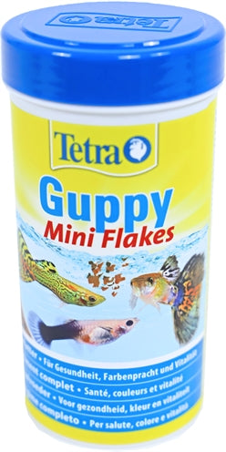 Tetra guppy fish food vlokken