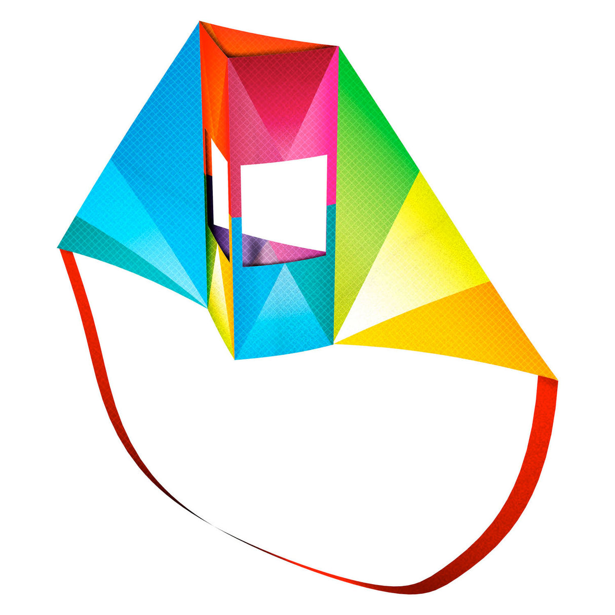 Kites ready 2 fly - pop-up mini nylon kite delta box