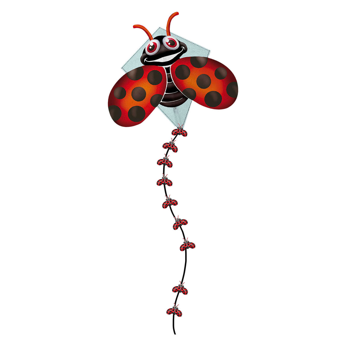 Kites ready 2 fly - pop-up nylon kite ladybug