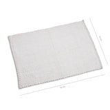 Wicotex bath mat classic braid 60x90 white