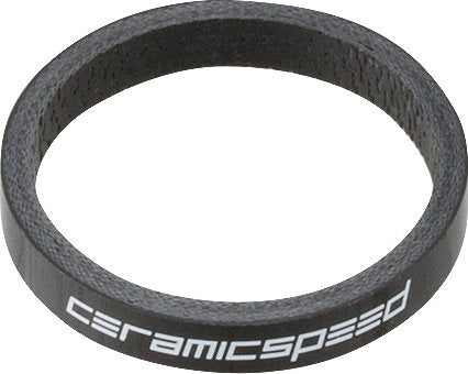 Ceramicspeed carbon spacer with logo